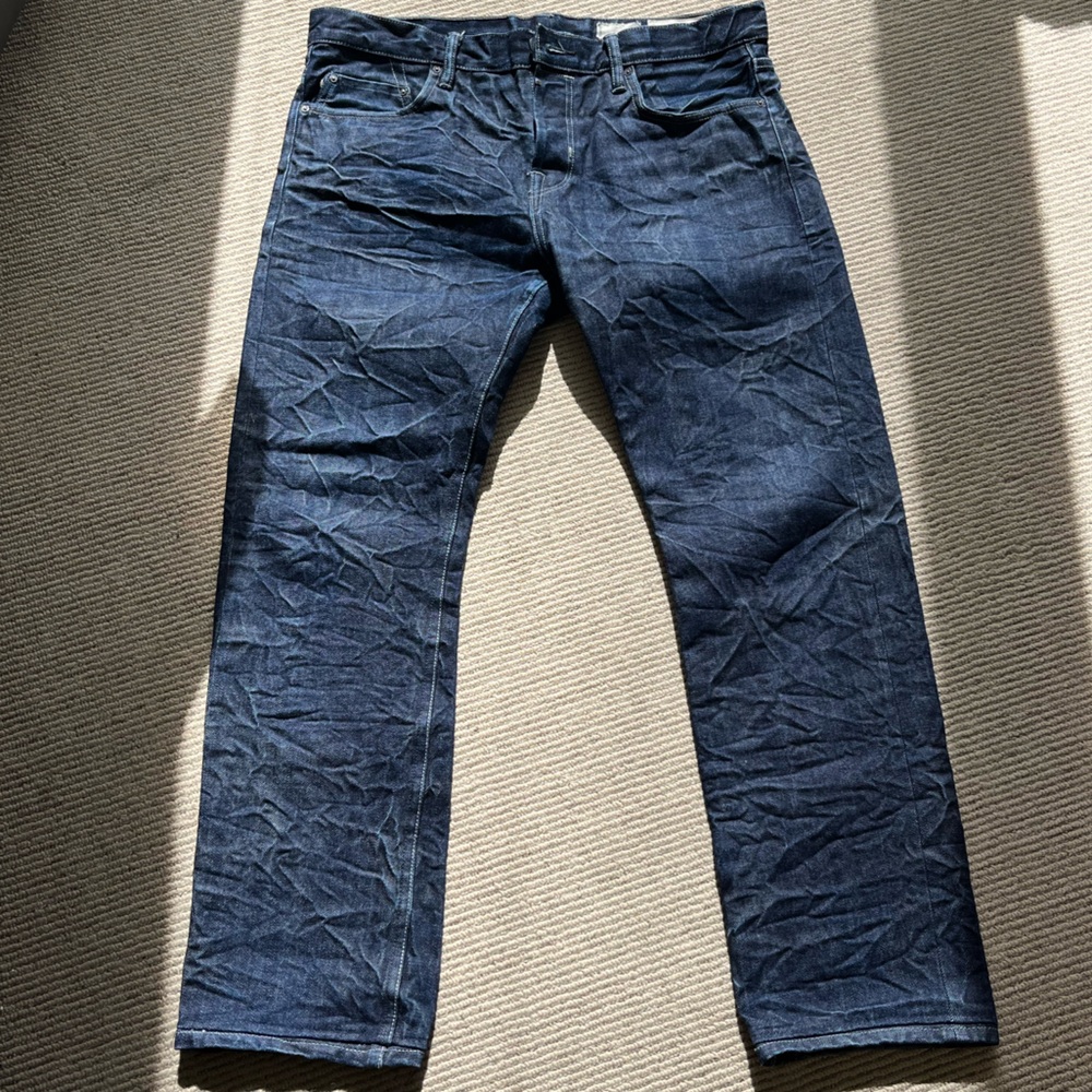 All Saints Men’s Japanese Selvage Denim 32